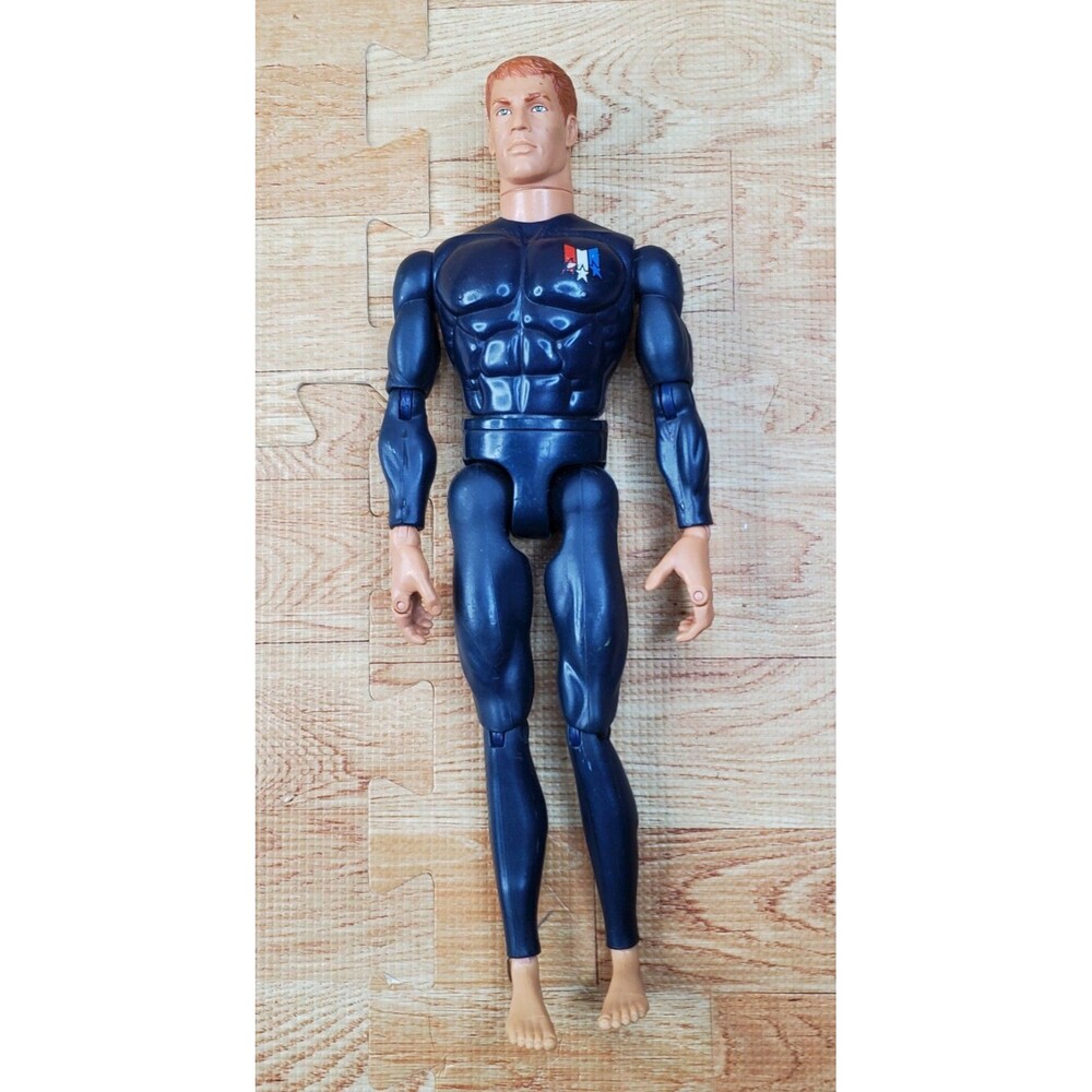GI Joe Doll Pawtucket 20231 Navy Seal Wet Red Hair Blue Eyes 12" Hasbro 1996